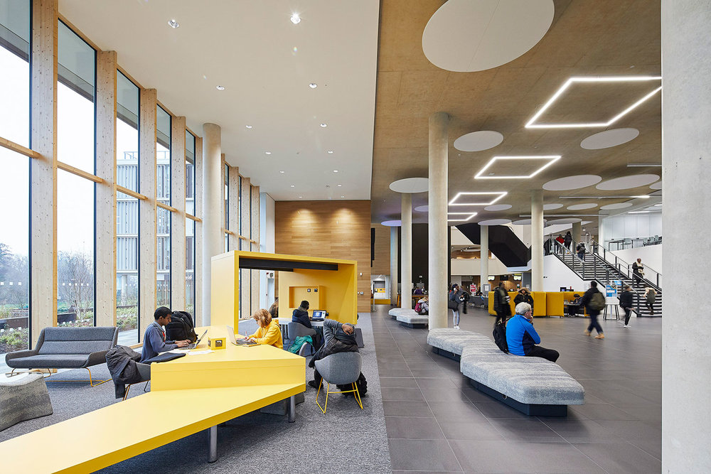 University of Northampton, Waterside Camus, Learning Hub, Architecture — MCW architects