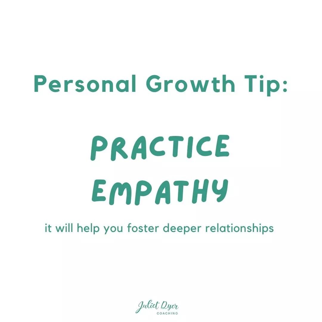 🌟 Personal Growth Tip: Practice Empathy 🌟

In our journey towards self-improvement, let's remember the power of empathy. 🤝

Empathy allows us to:

✨ Understand others' perspectives.
✨ Build deeper connections.
✨ Resolve conflicts with compassion.
