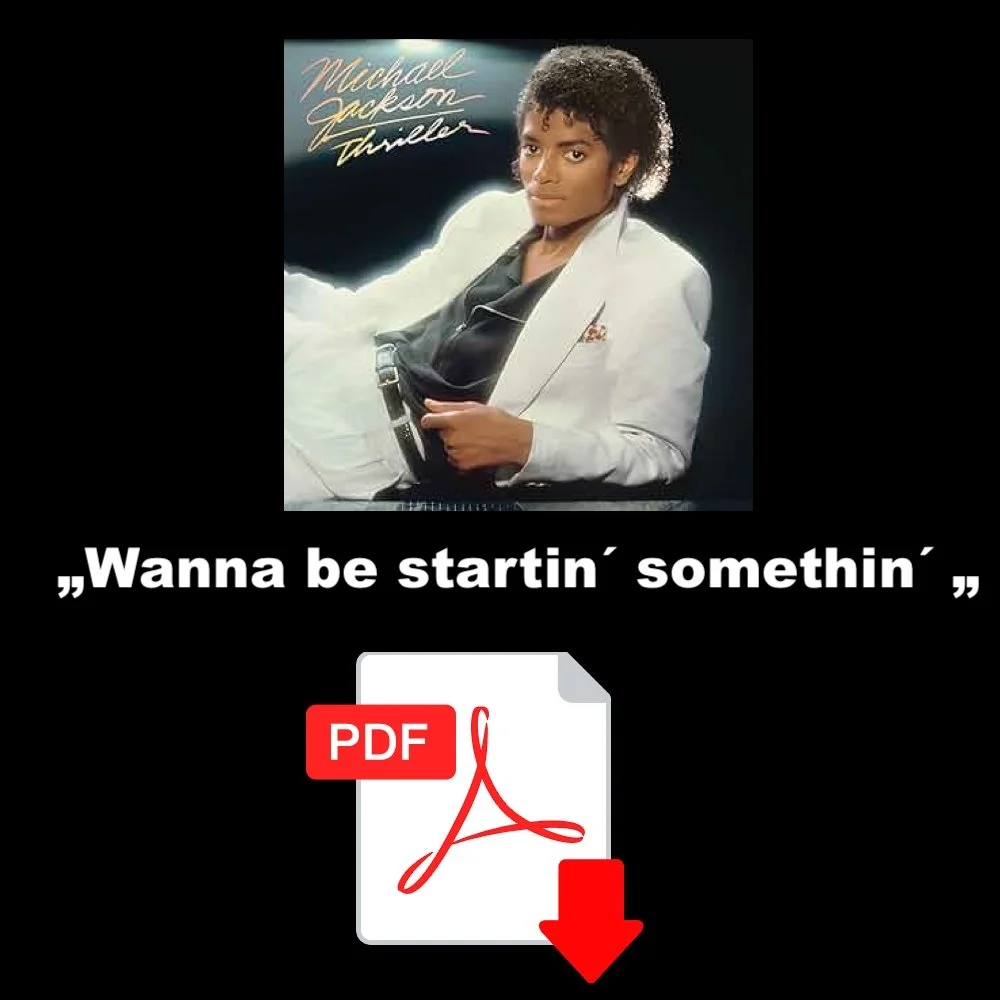 Michael Jackson´s - Wanna Be Startin ´ Somethin´ Step-by step Drum lesson
