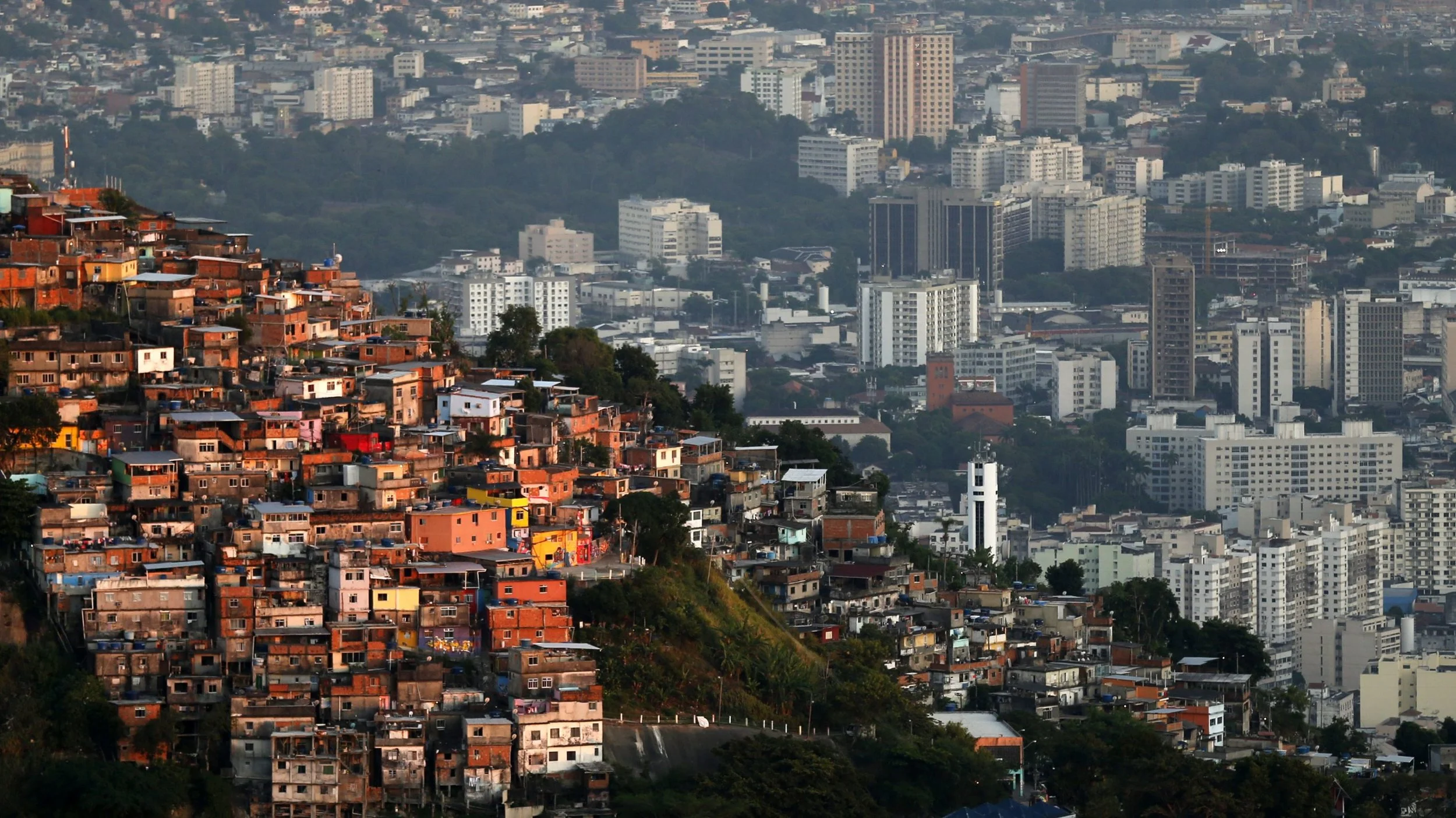 A favela in Rio de Janeiro (Photo by Sergio Moraes/Reuters).