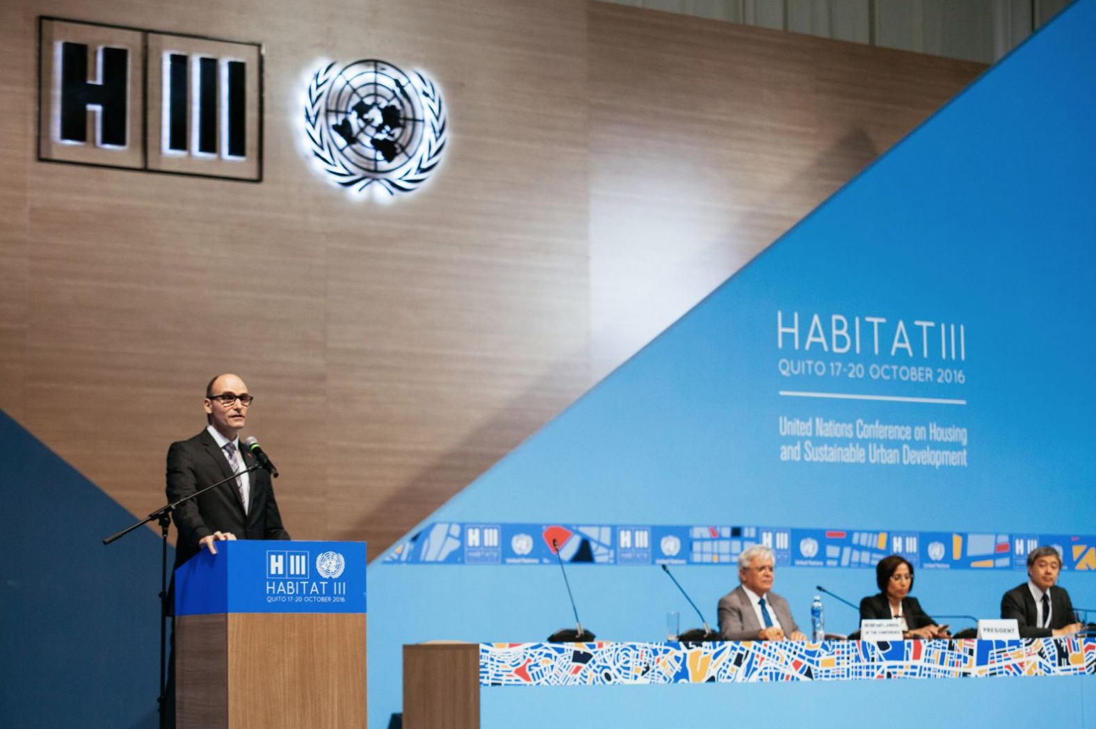 The 2016 Habitat III UN Conference on Housing and Sustainable Urban Development in Quito, Ecuador (Source: LA.Network )