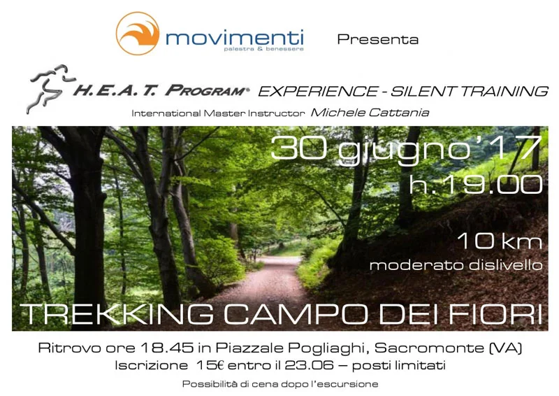  Trekking "Campo dei fiori" Silent Training 2017