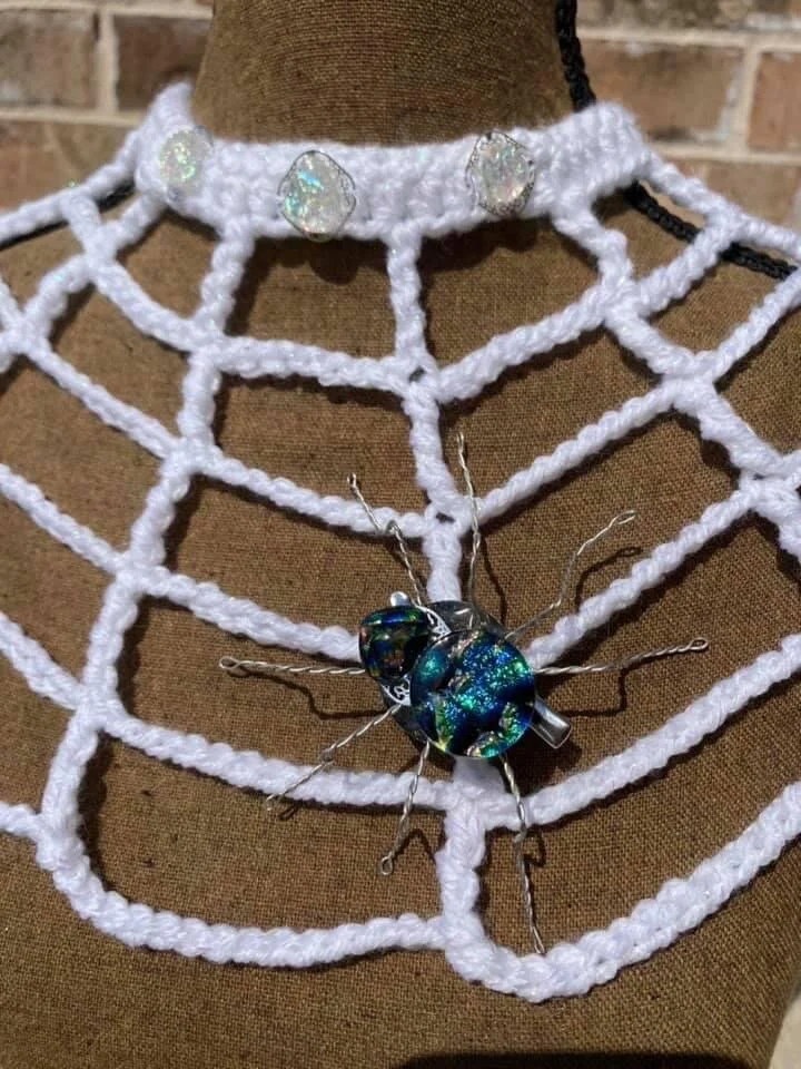 "Spooky Spider Necklace"