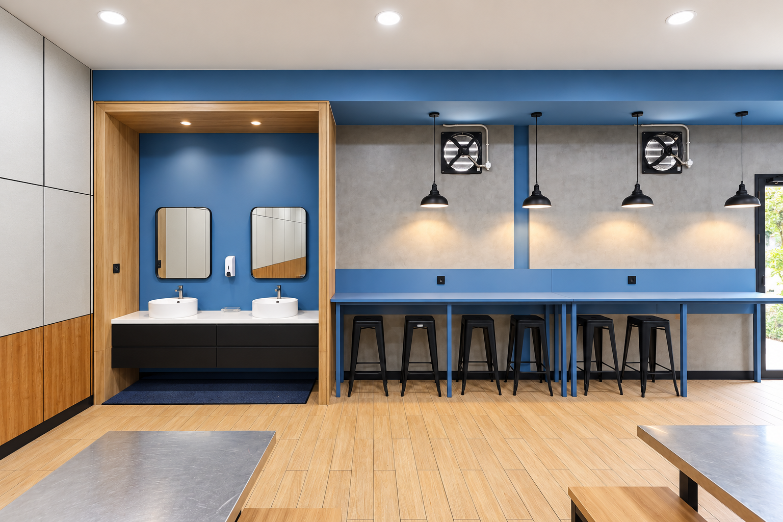 Modern Blue-and-Wood Lounge Interior.png