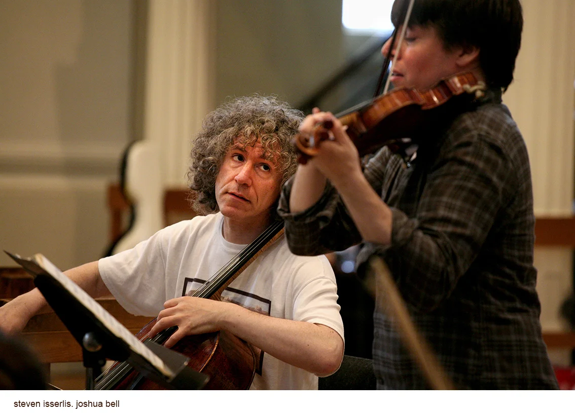 steven isserlis and joshua bell rehearsing