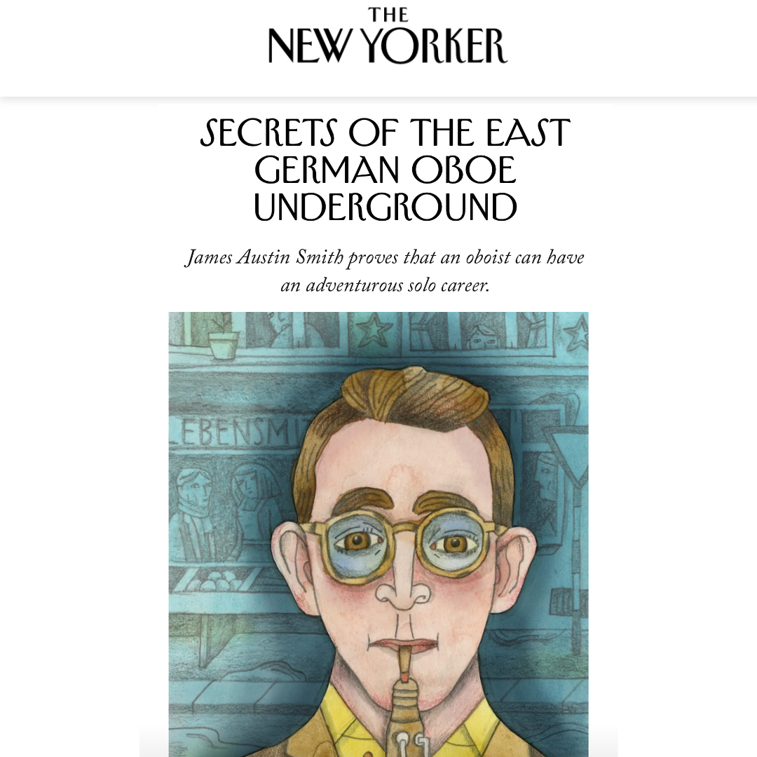 Congratulations to James Austin Smith on this New Yorker article!