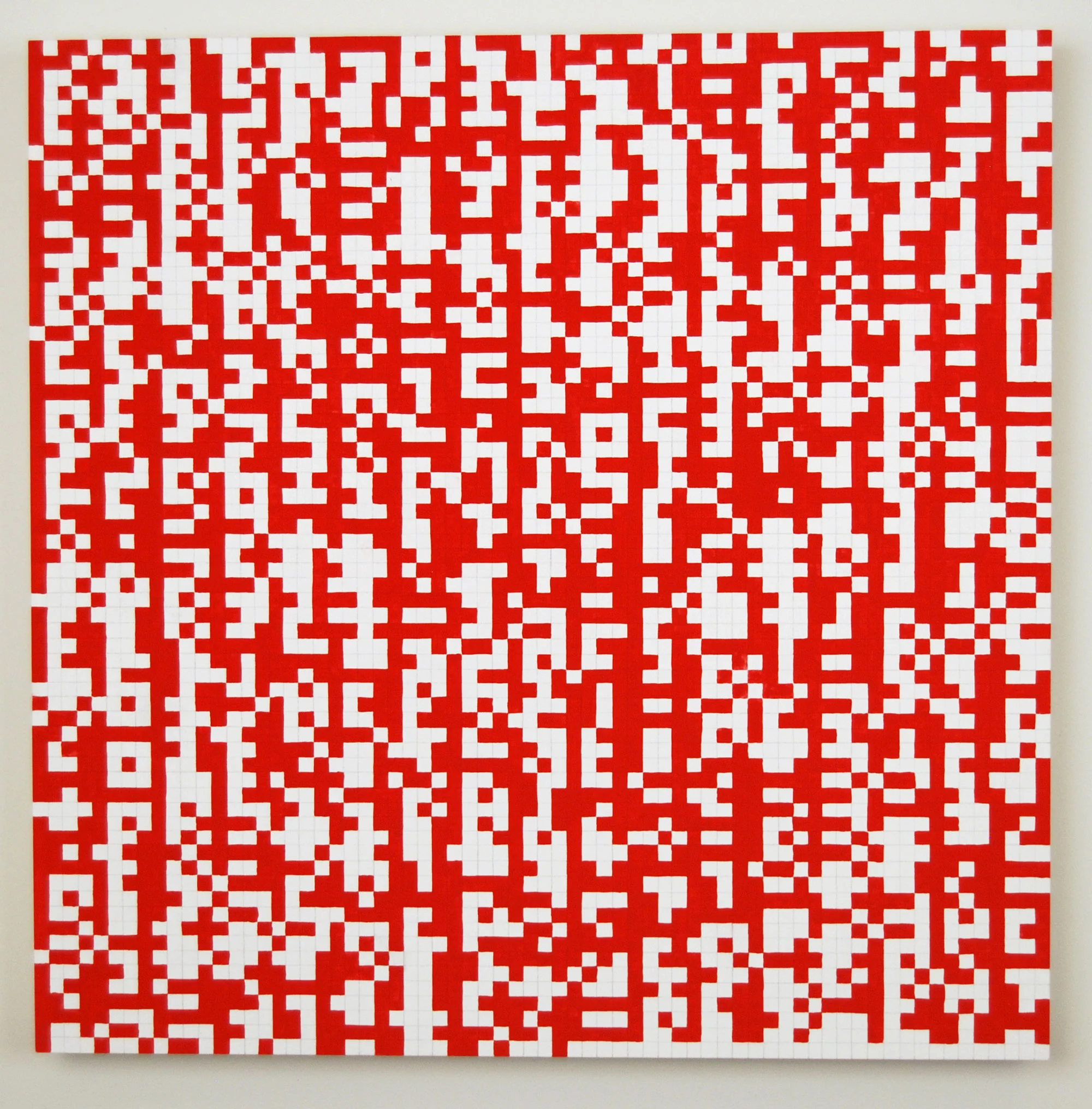 Labor (Laura Braciale) gouache, graphite on panel 30 x 30 x 30 in. 2014 Translation of an excerpt from Karl Marx's Capital painted by Laura Braciale. “In the labour-process, therefore, man’s activity, with the help of the instruments of labour, effects an alteration, designed from the commencement, in the material worked upon. The process disappears in the product, the latter is a use-value, Nature’s material adapted by a change of form to the wants of man. Labour has incorporated itself with its subject: the former is materialised, the latter transformed.That which in the labourer appeared as movement, now appears in the product as a fixed quality without motion. The blacksmith forges and the product is a forging.”