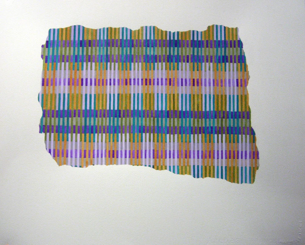 Scrap II , gouache, watercolor on Arches 16 x 20 in. 2008