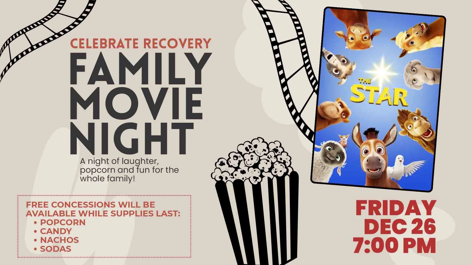 Celebrate Recovery Movie Night