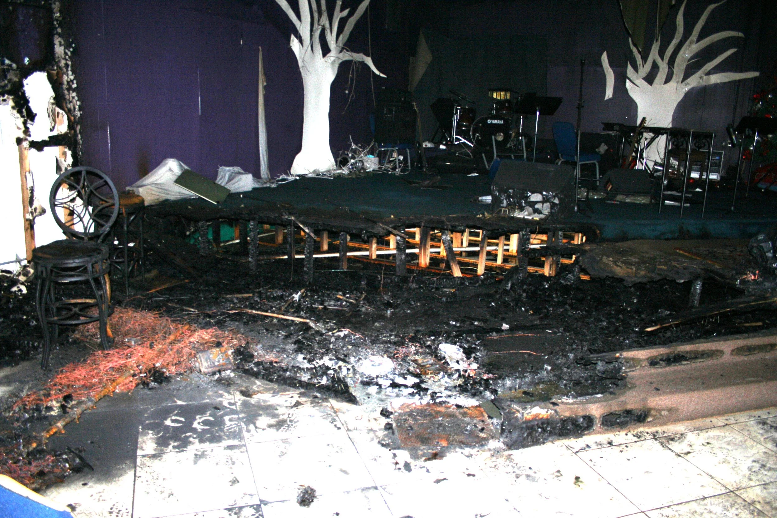 Stage Fire — November 2010
