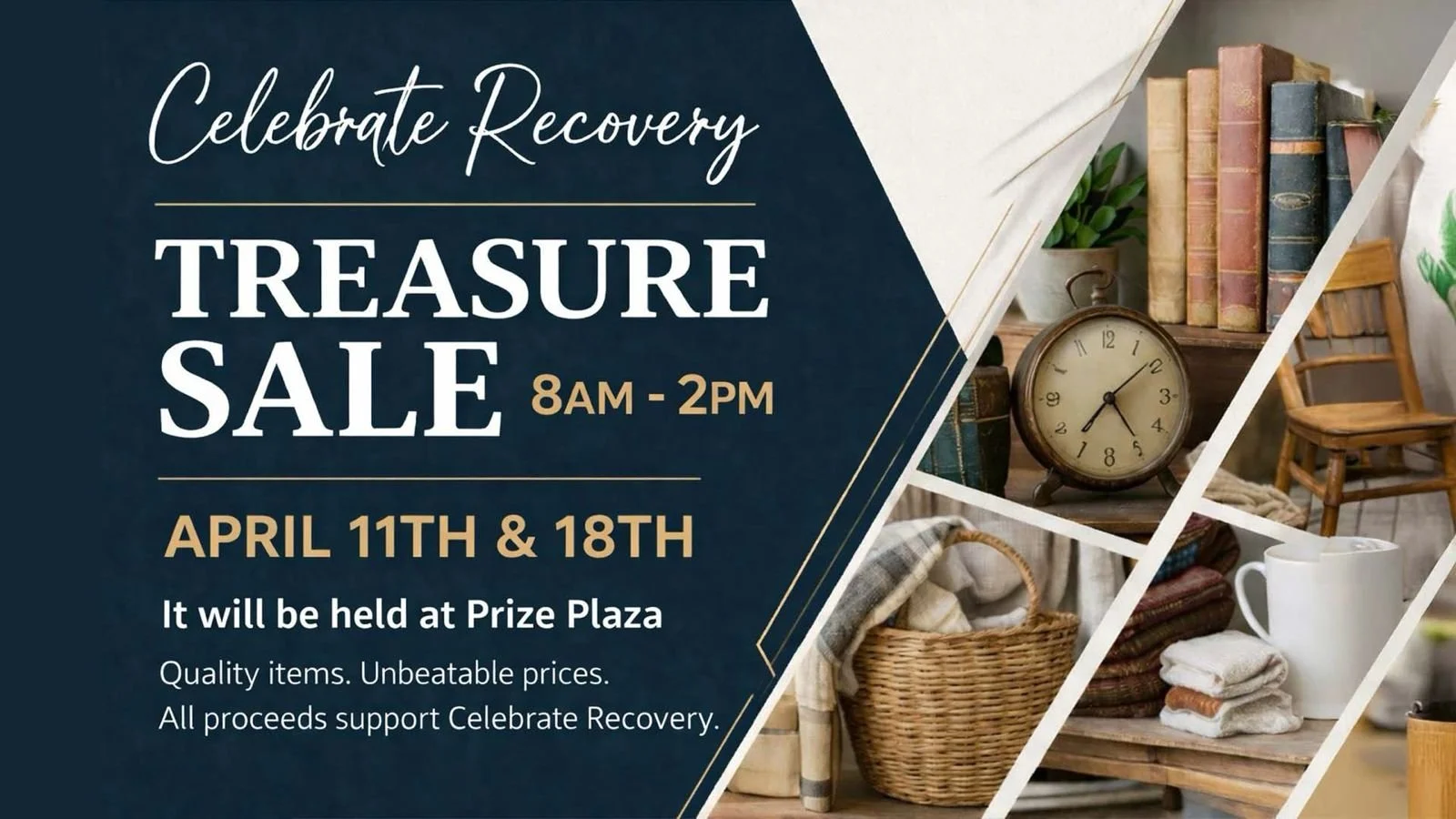 Celebrate Recovery Treasure Sale  (Copy)