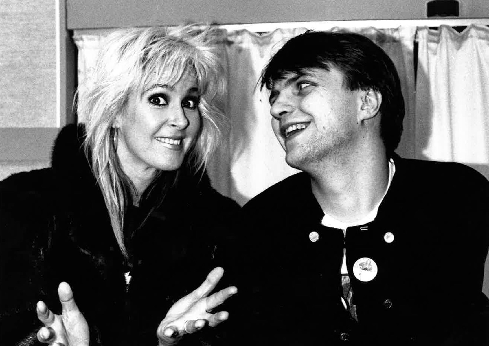 Lita Ford Ettanin haastattelussa. Kuva: Kari Kuukka