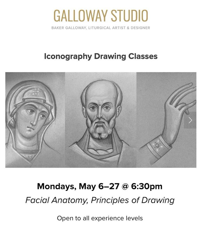 COME DRAW WITH ME
There are a few spots left in my May 6&ndash;27 in-person drawing classes. I&rsquo;d be glad for you to join us. DM me or follow this link to learn more: https://gallowaystudio.co/classes
No prerequisite experience needed. 

MAY SES