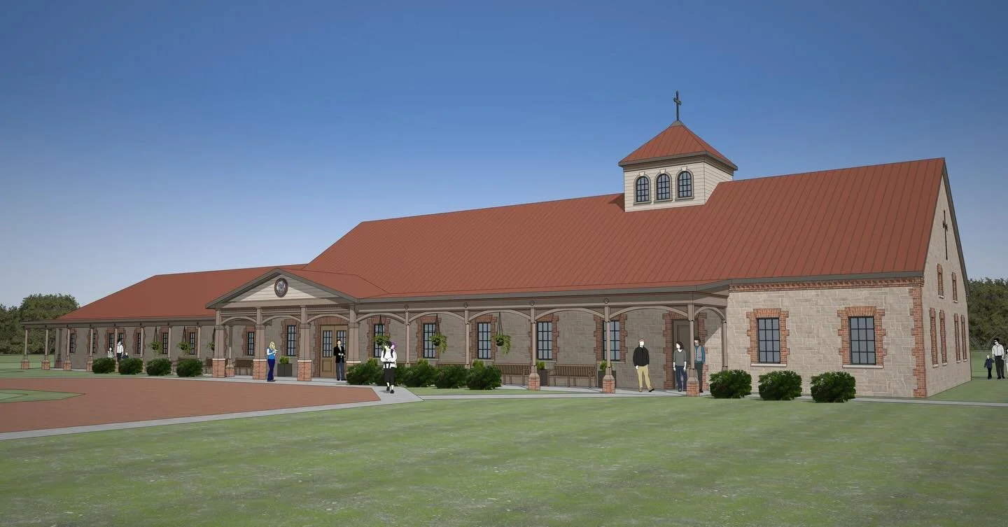 New design for Sts Peter and Paul Church in Topeka, KS on an 11-acre property
