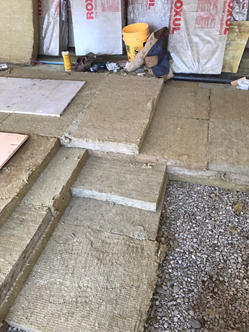 Mineral Wool under-sla insulation