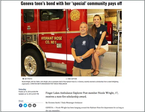 Geneva teen's bond with her 'special' community pays off