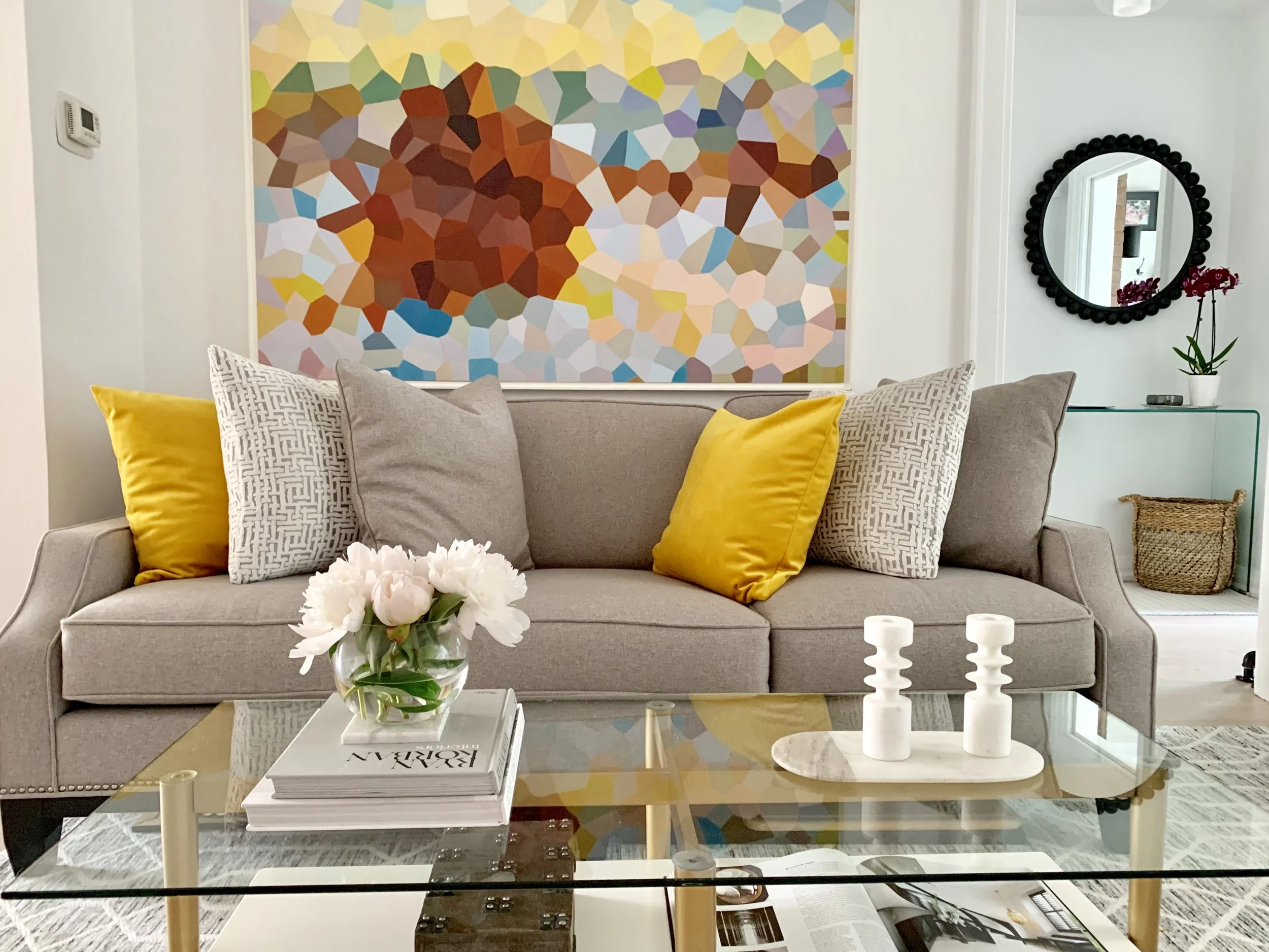 Actual of living room from 3D Rendering.