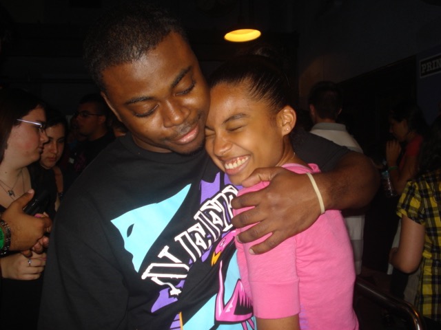  T'Challa and I at Grad Bash 2009. 