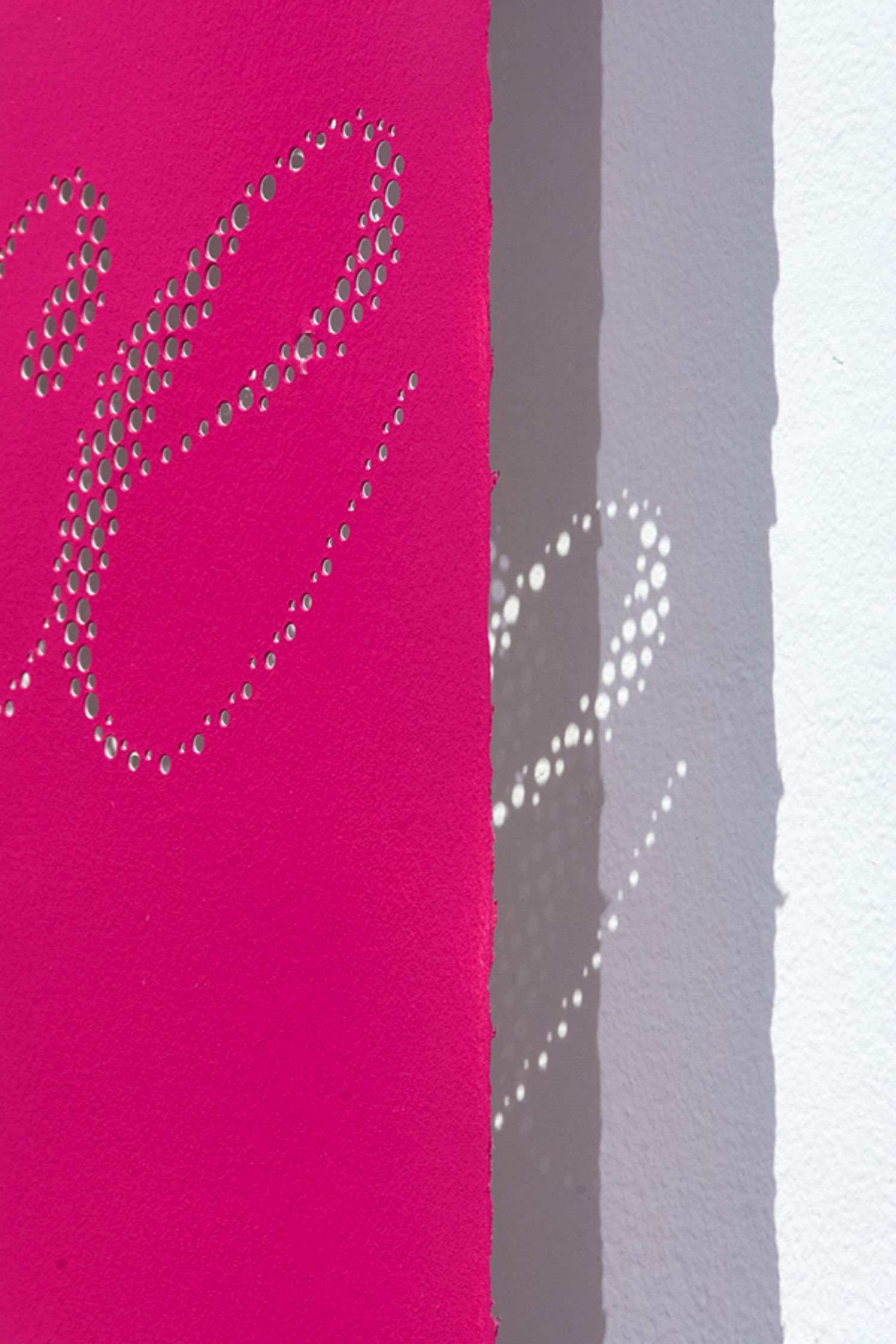 detail, Big Mistake , hand hole-punched paper, 30" x 44", 2013