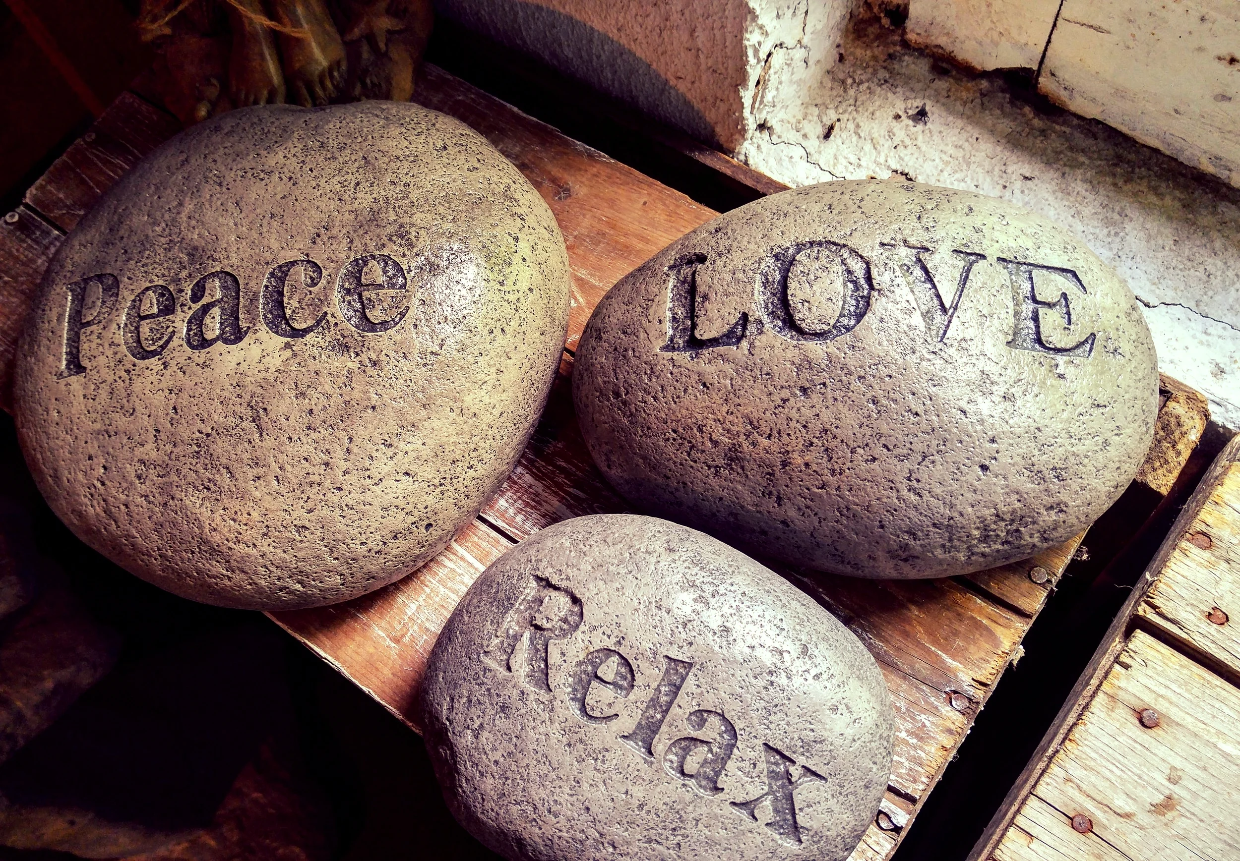 Set of 3 rocks - $45
