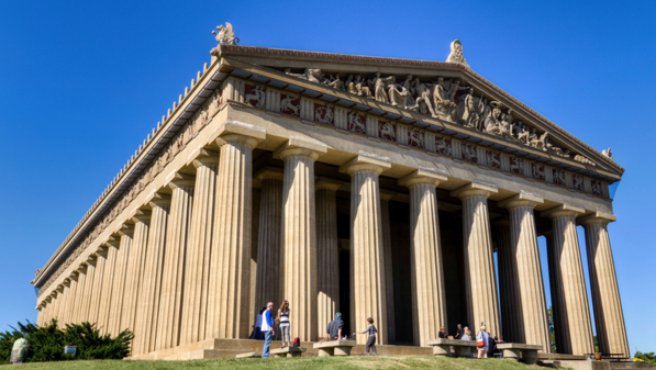 IMAGE: Parthenon in IMAGE: Centennial Park, Nashville, Tennessee. Copyright 2010 Michael Hicks