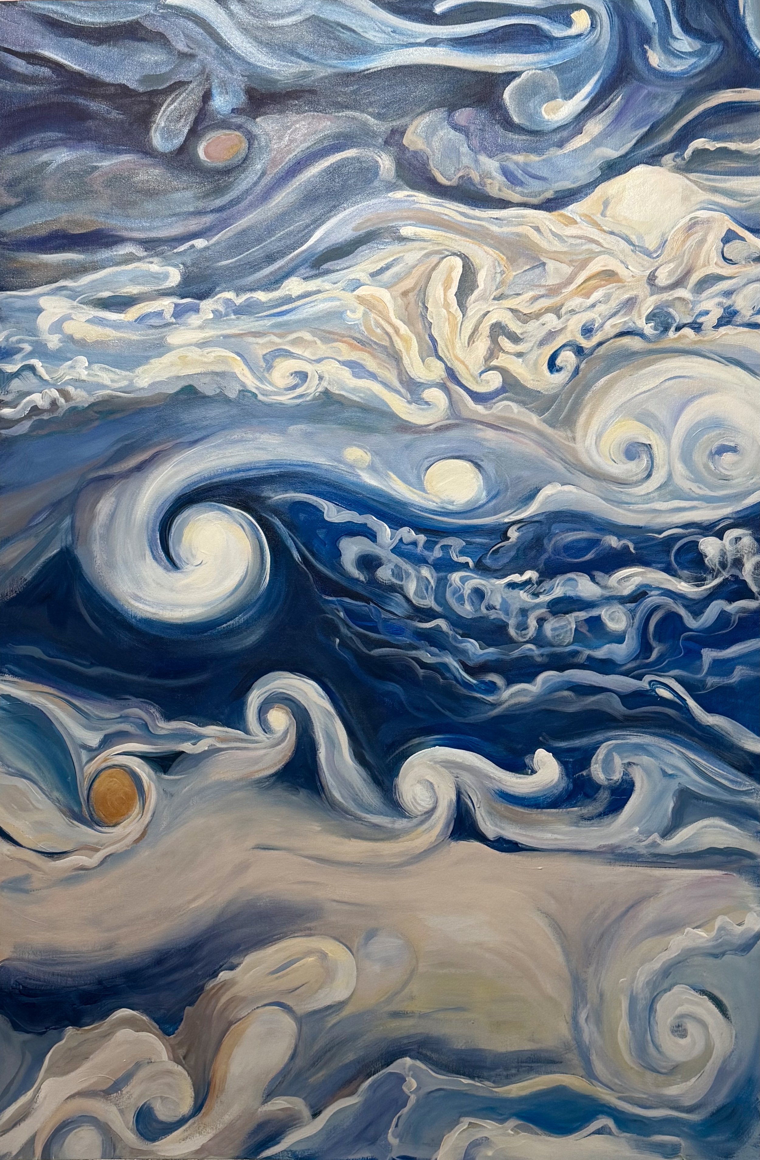 Acrylicon canvas, 40" x 60"