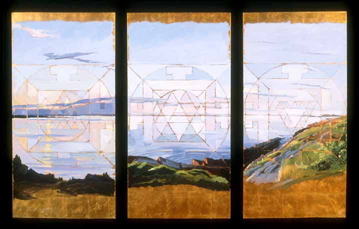 Bailey Island Sunrise Triptych
