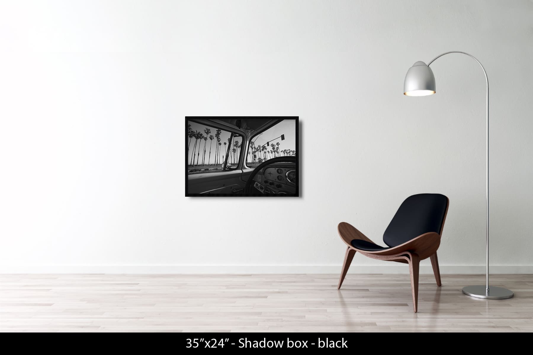 36"x24" | Shadow Frame Black