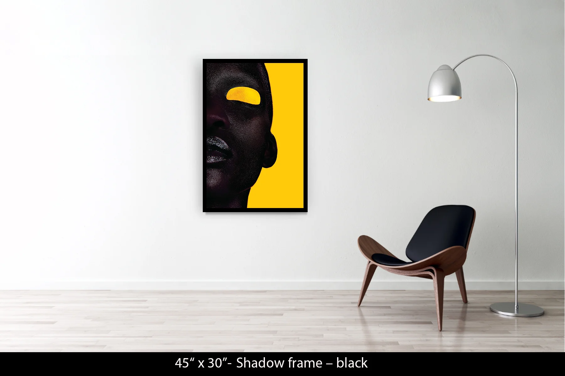 45"x30" | Shadow Frame Black