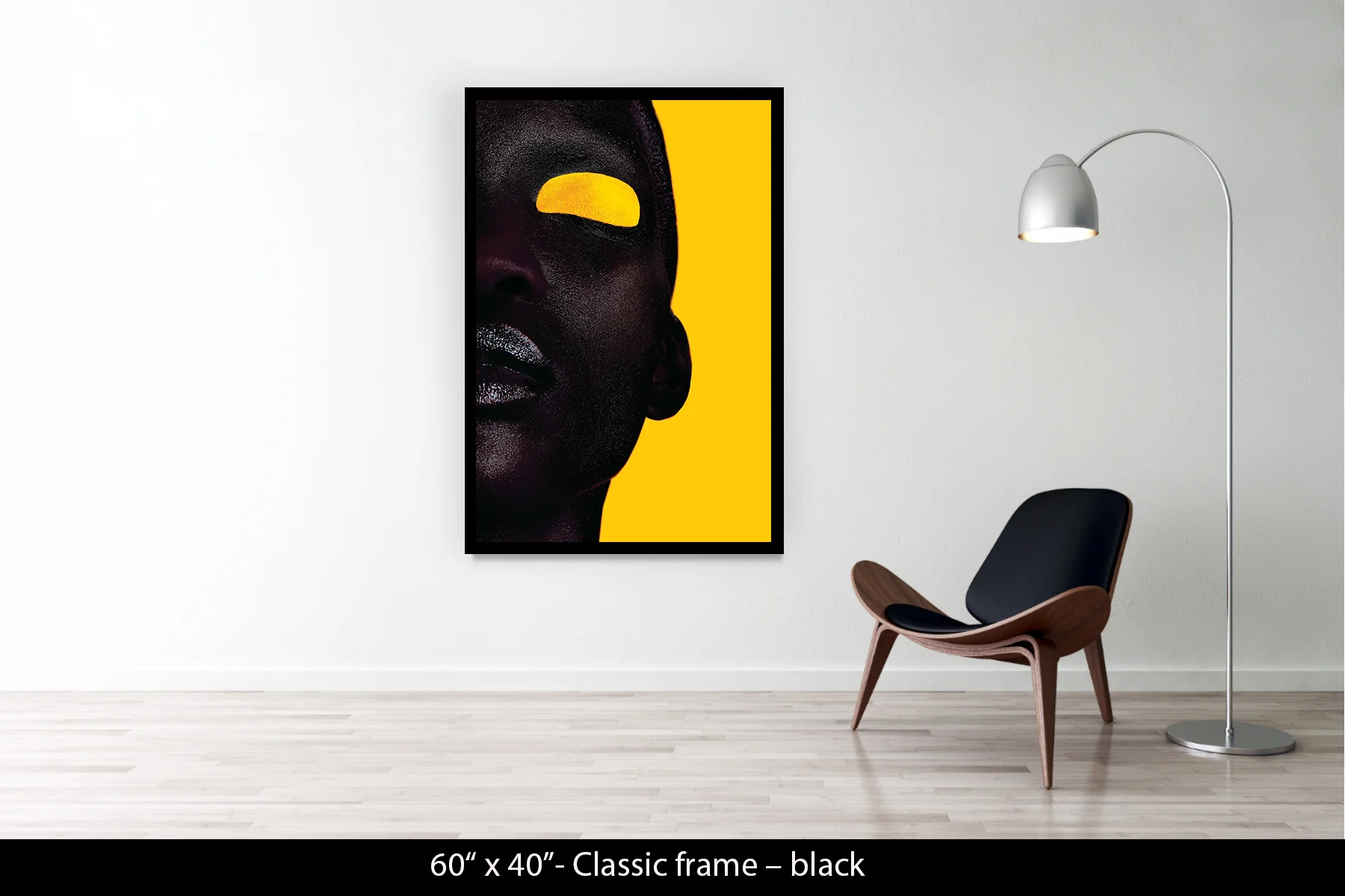 60"x40" | Classic Frame Black