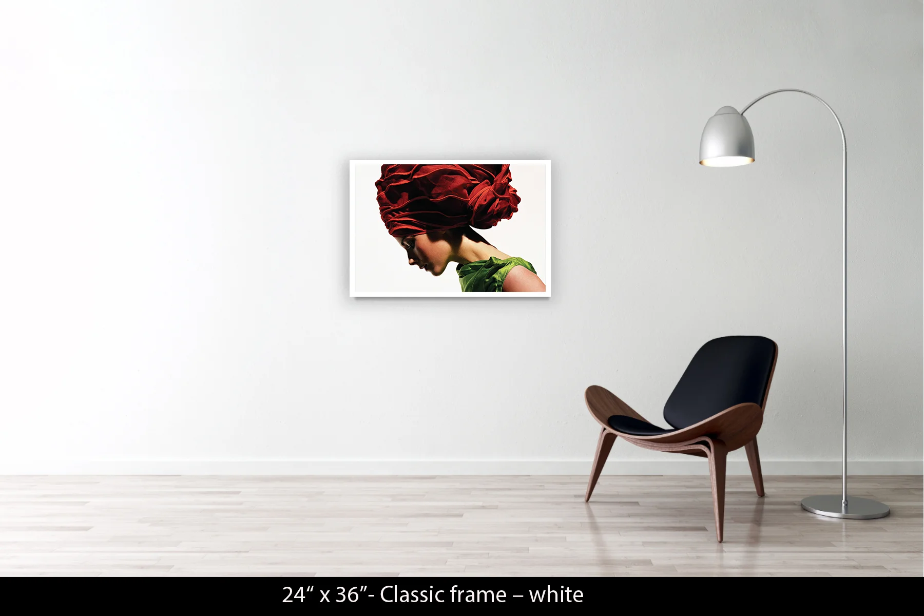 24"x36" | Classic Frame White