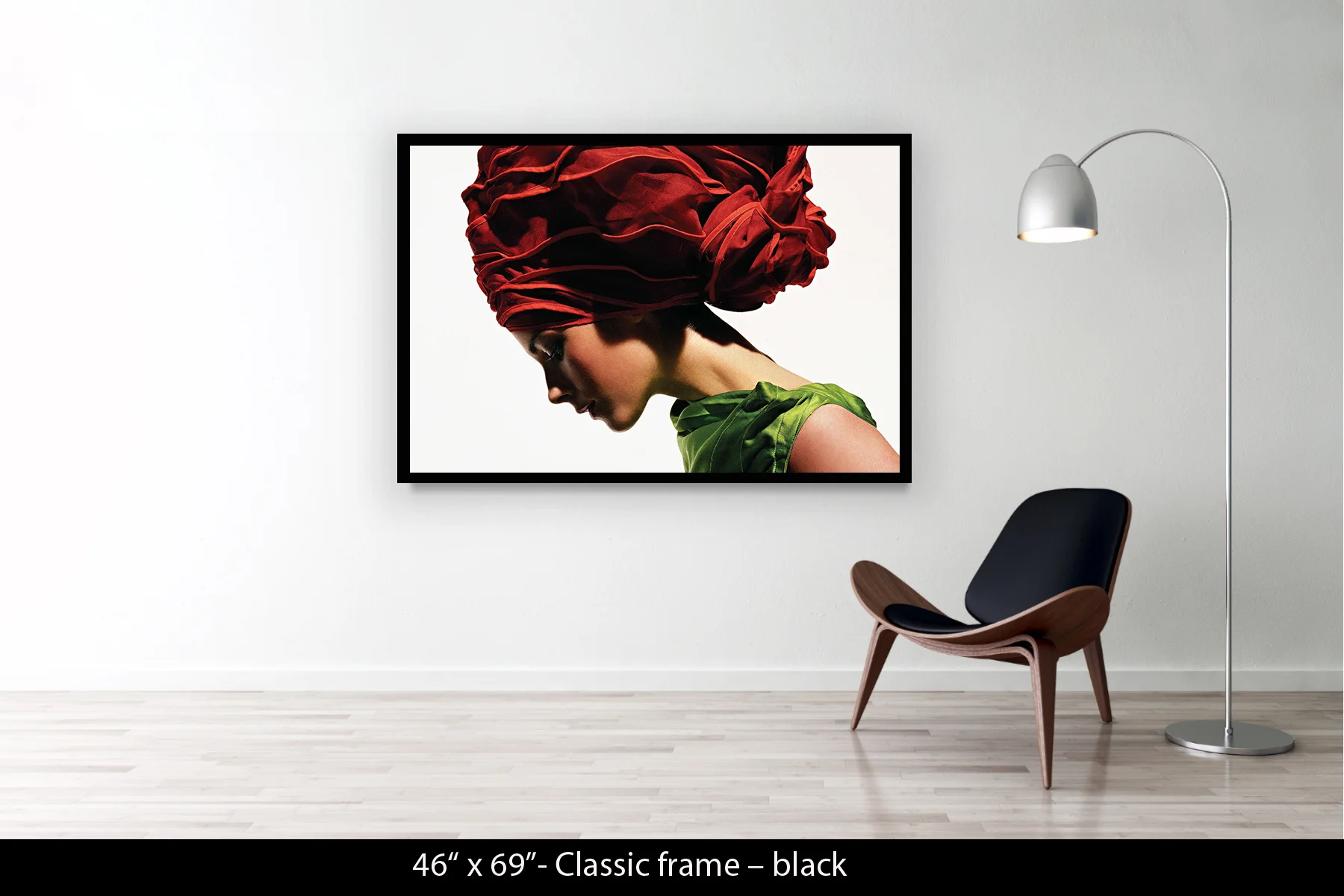 46"x69" | Classic Frame Black
