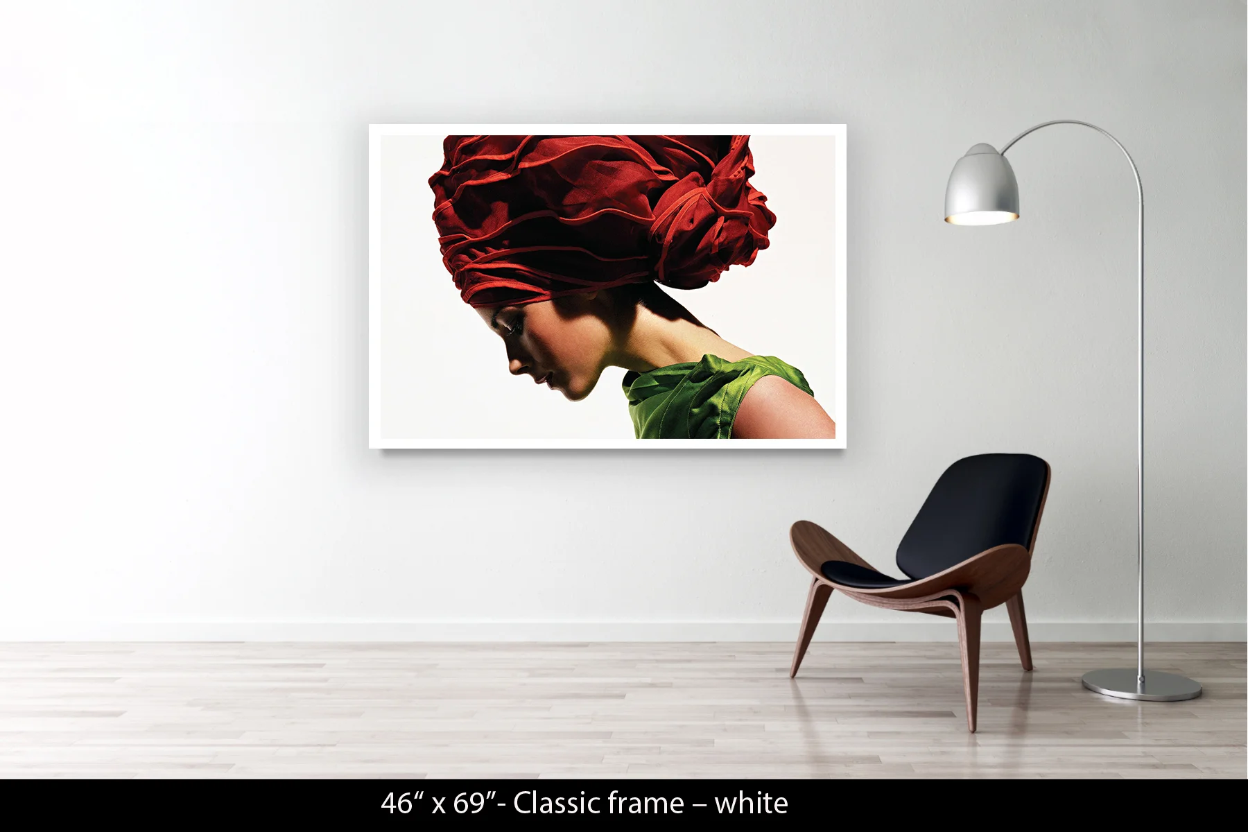 46"x69" | Classic Frame White
