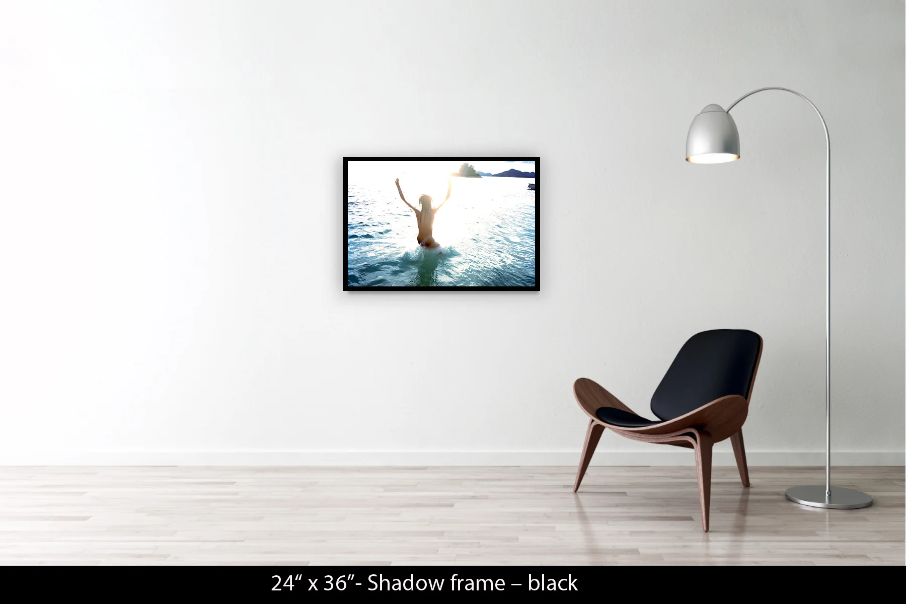 24"x36" | Shadow Frame Black