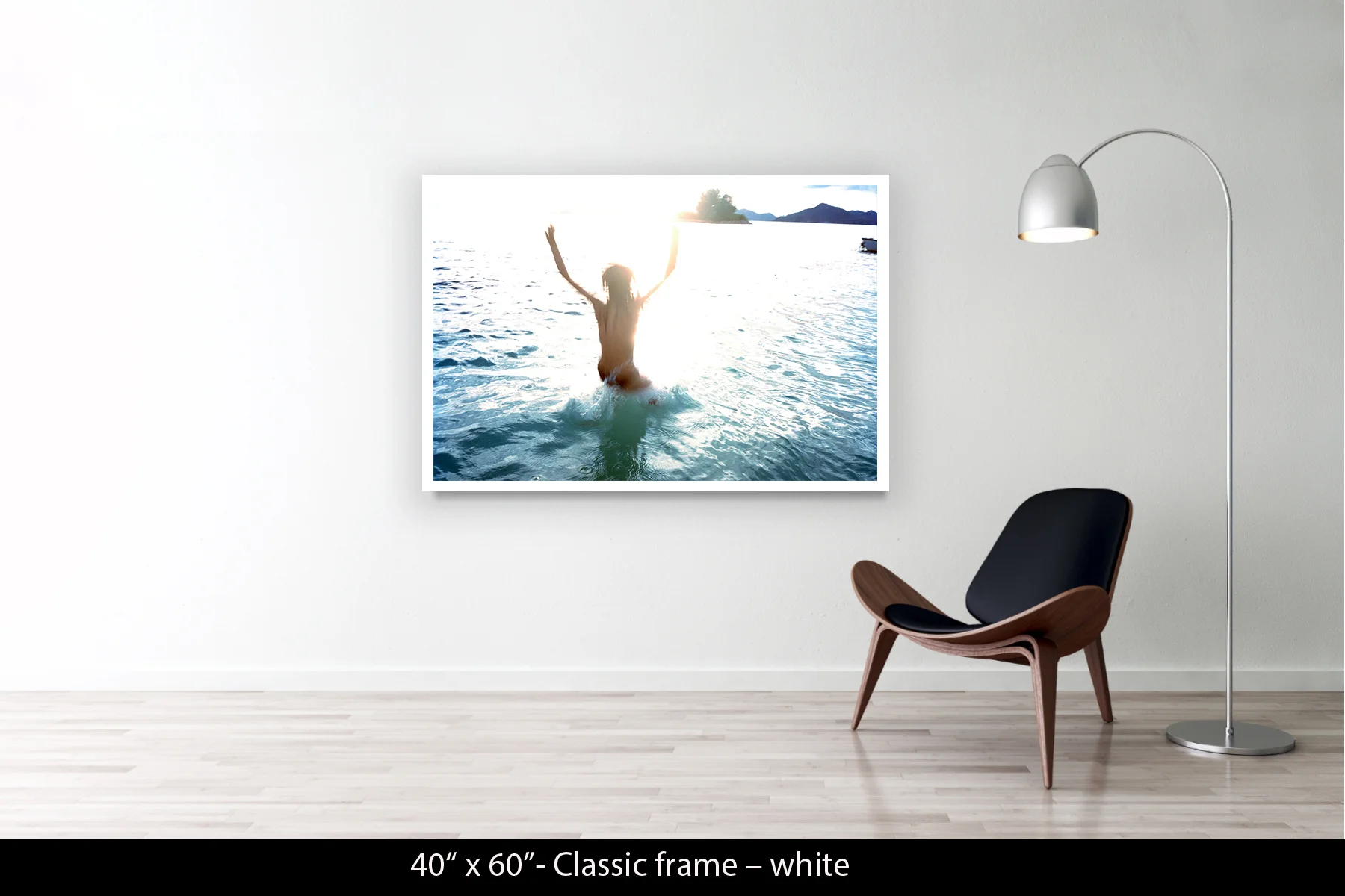 40"x60" | Classic Frame White