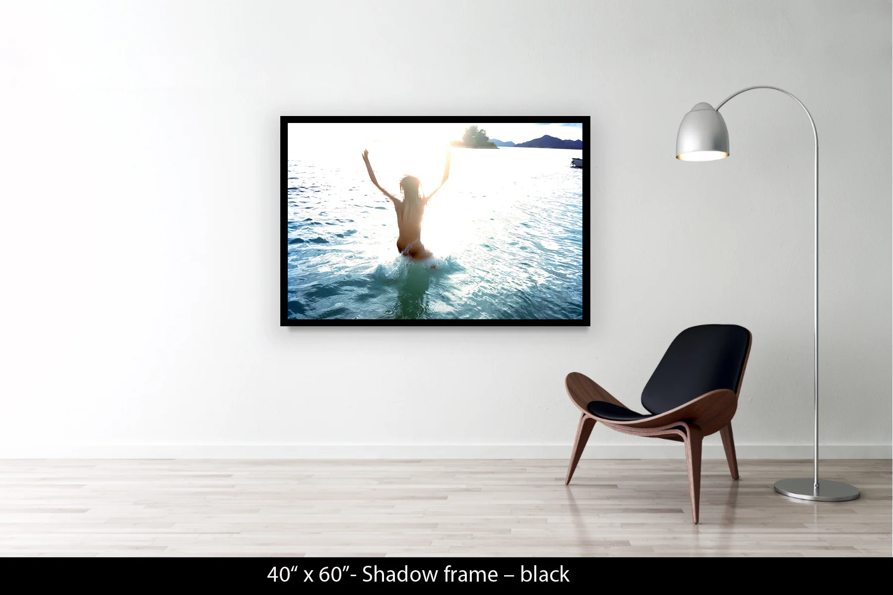 40"x60" | Shadow Frame Black
