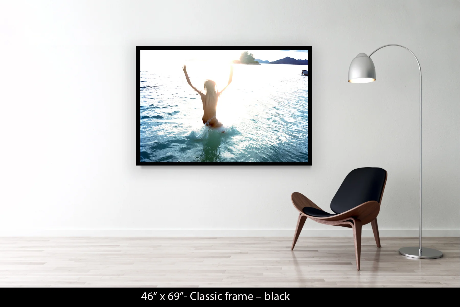 46"x69" | Classic Frame Black