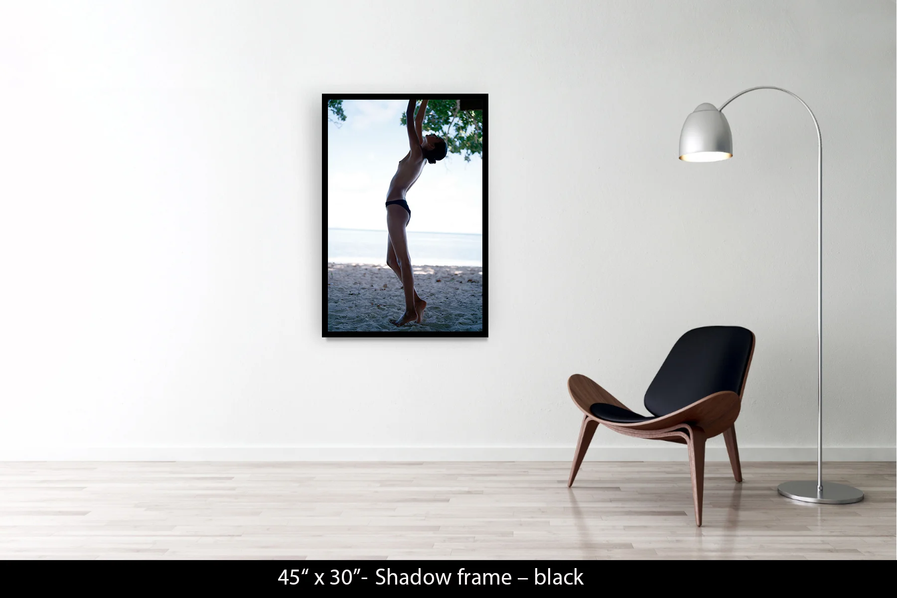 45"x30" | Shadow Frame Black