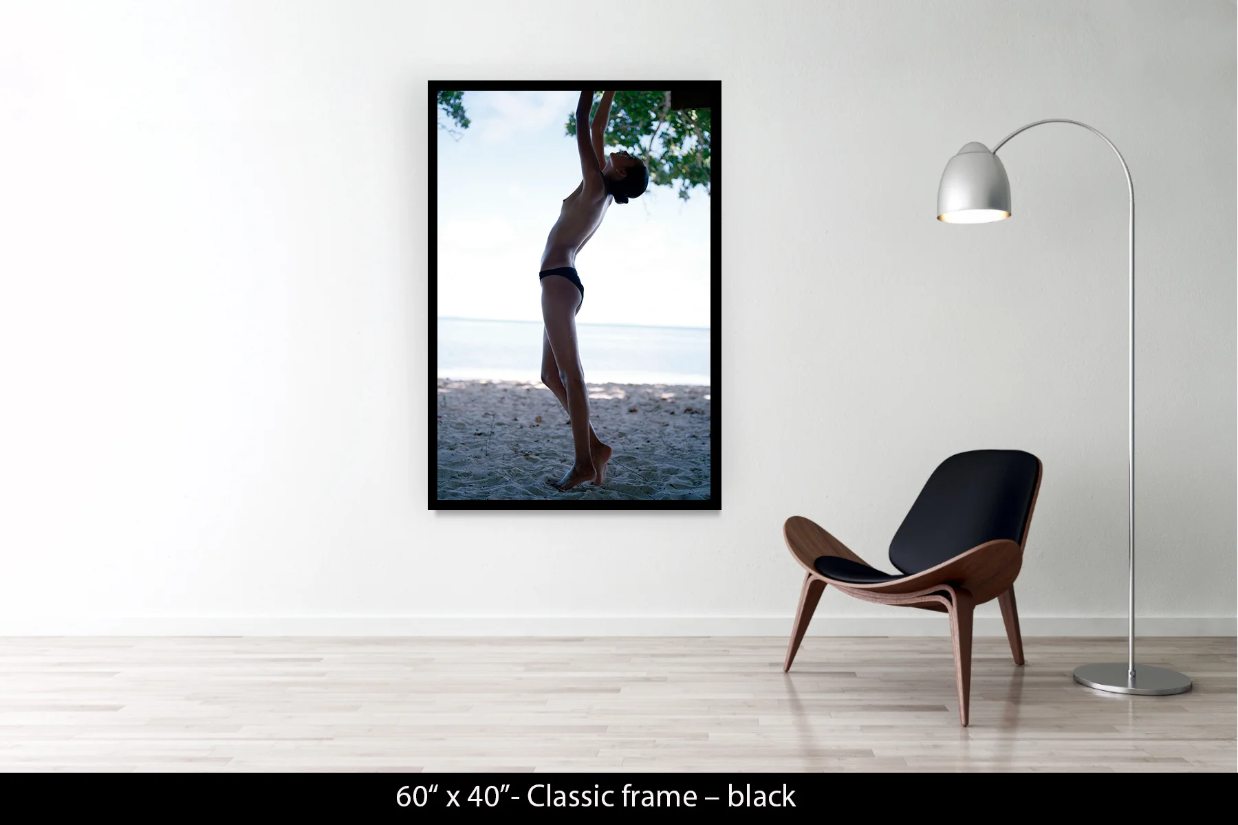 60"x40" | Classic Frame Black