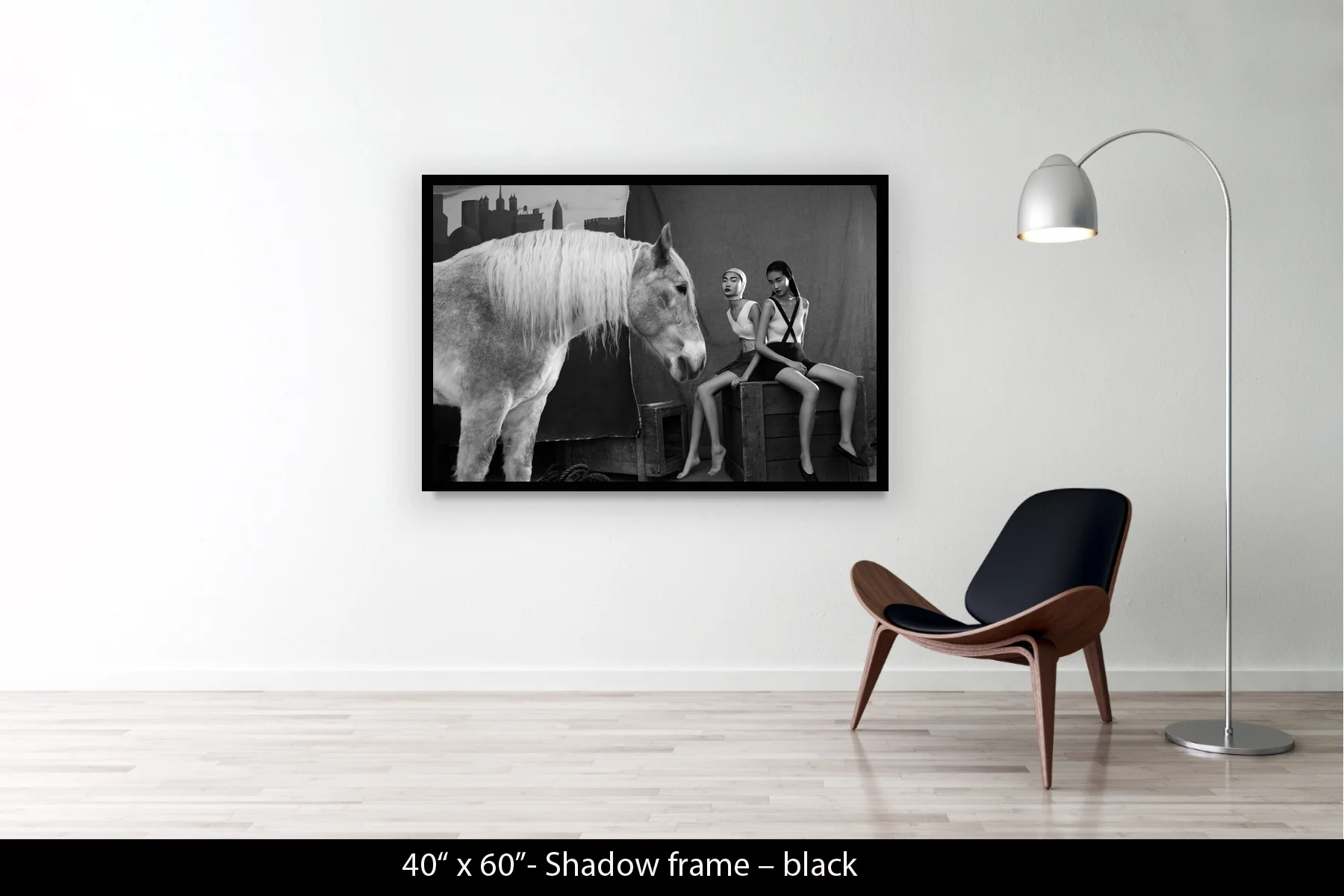 40"x60" | Shadow Frame Black