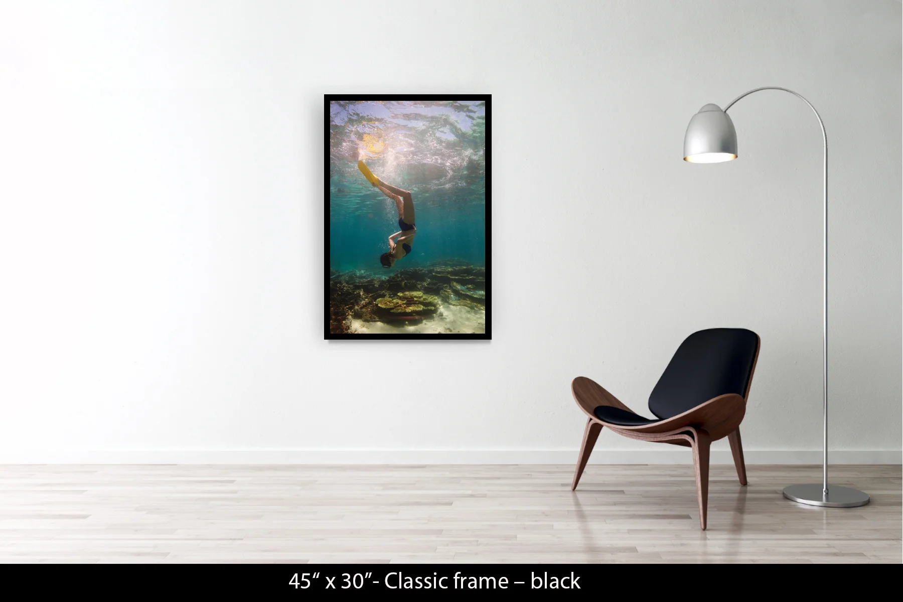 45"x30" | Classic Frame Black