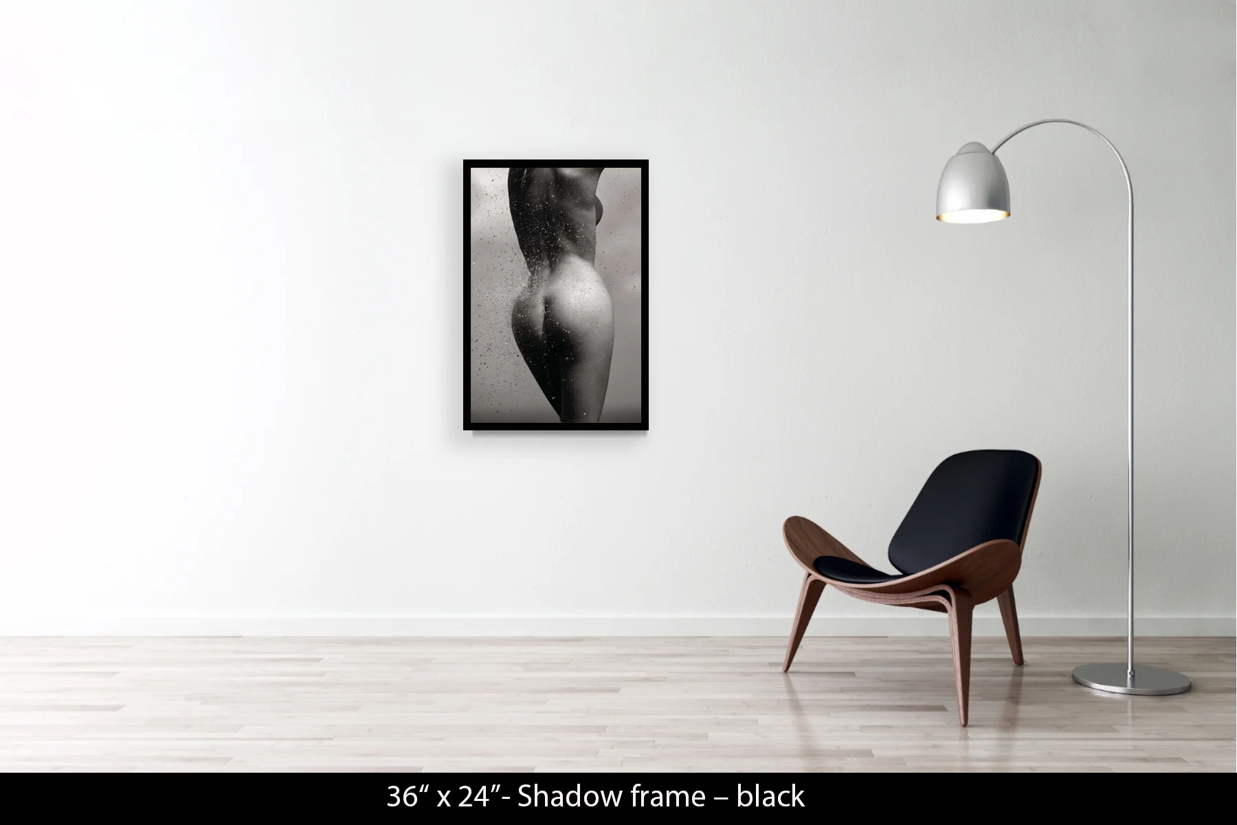 36"x24" | Shadow Frame Black