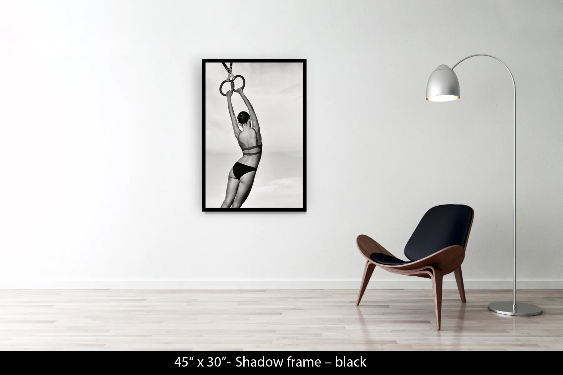 45"x30" | Shadow Frame Black