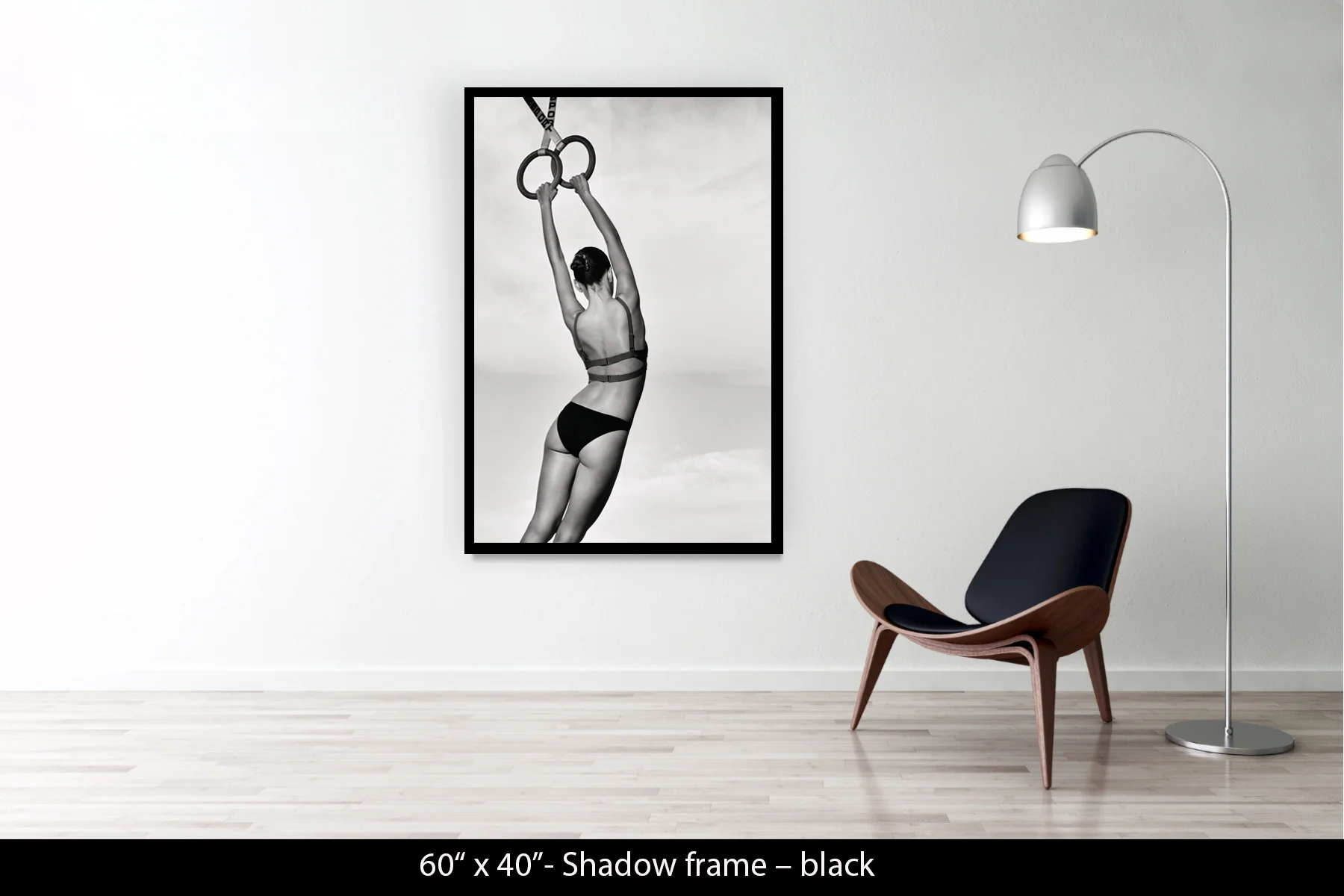 60"x40" | Shadow Frame Black
