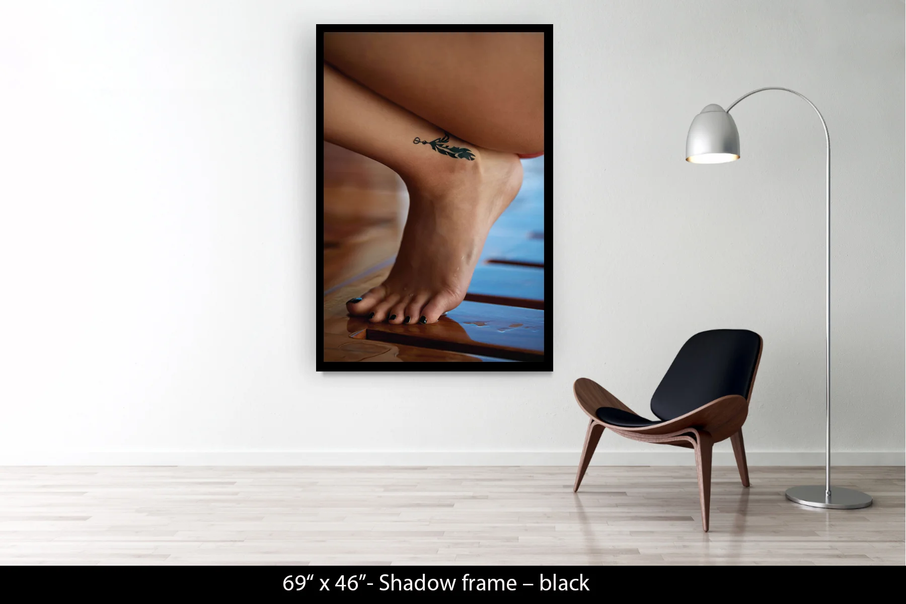 69"x46" | Shadow Frame Black