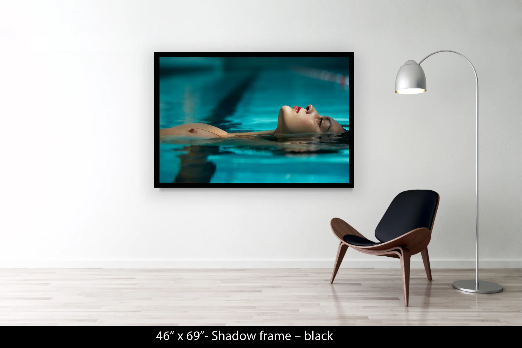46"x69" | Shadow Frame Black