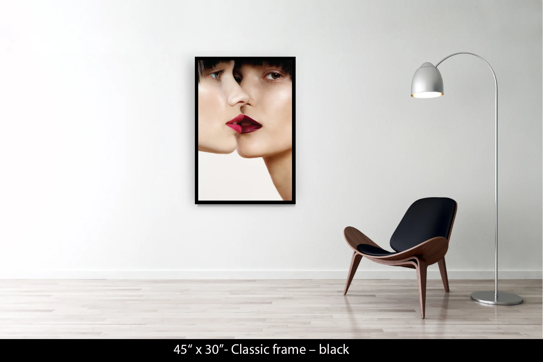 45"x30" | Classic Frame Black