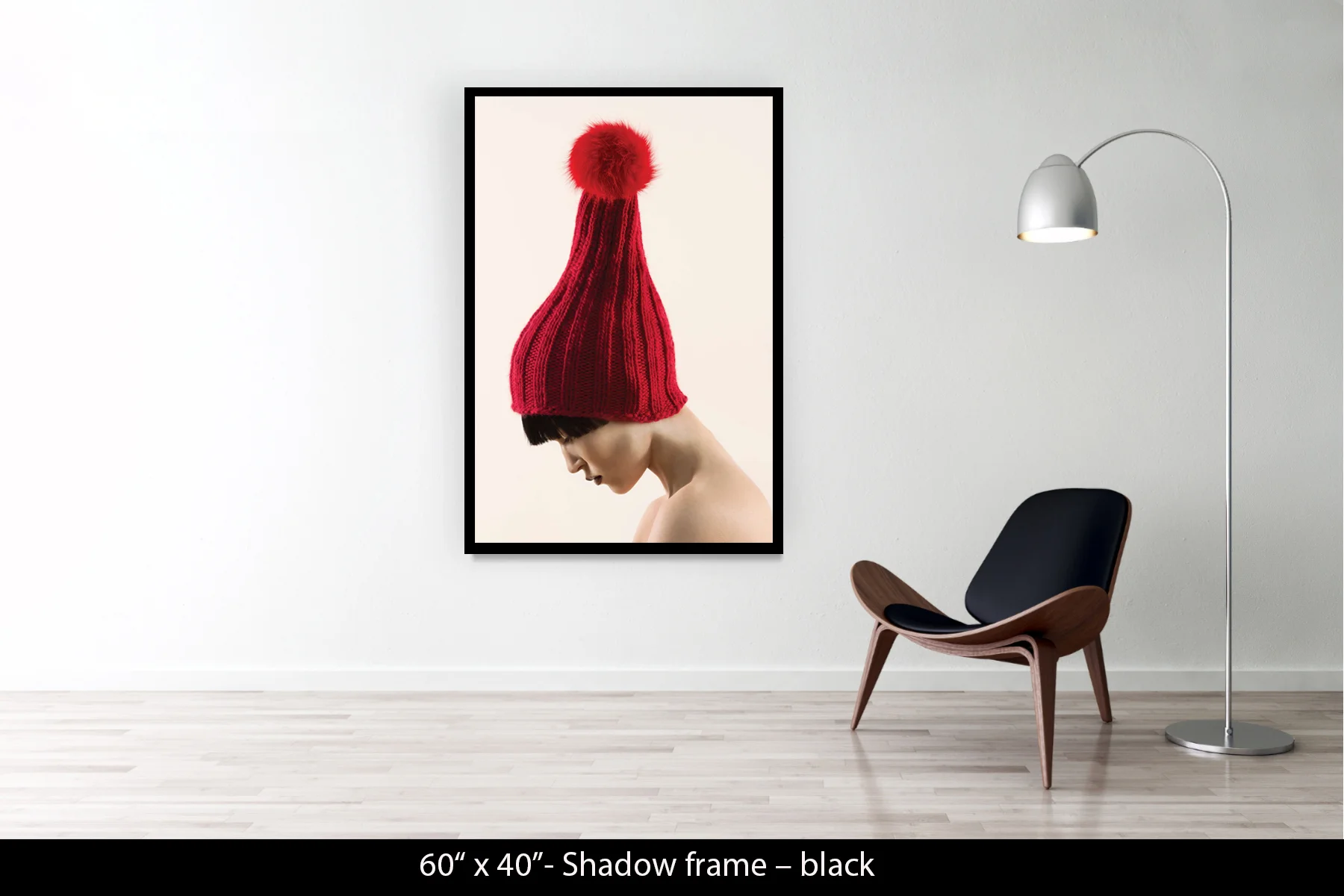 60"x40" | Shadow Frame Black