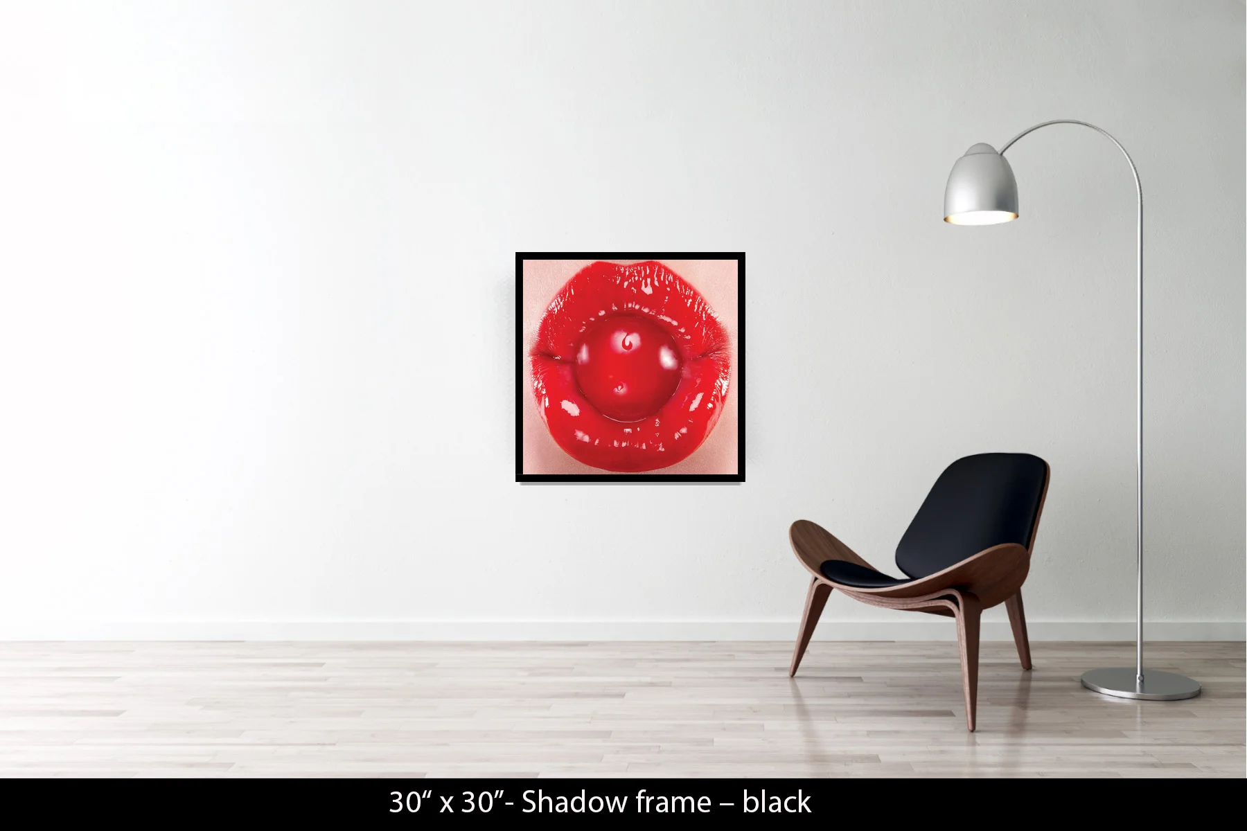 30"x30" | Shadow Frame Black