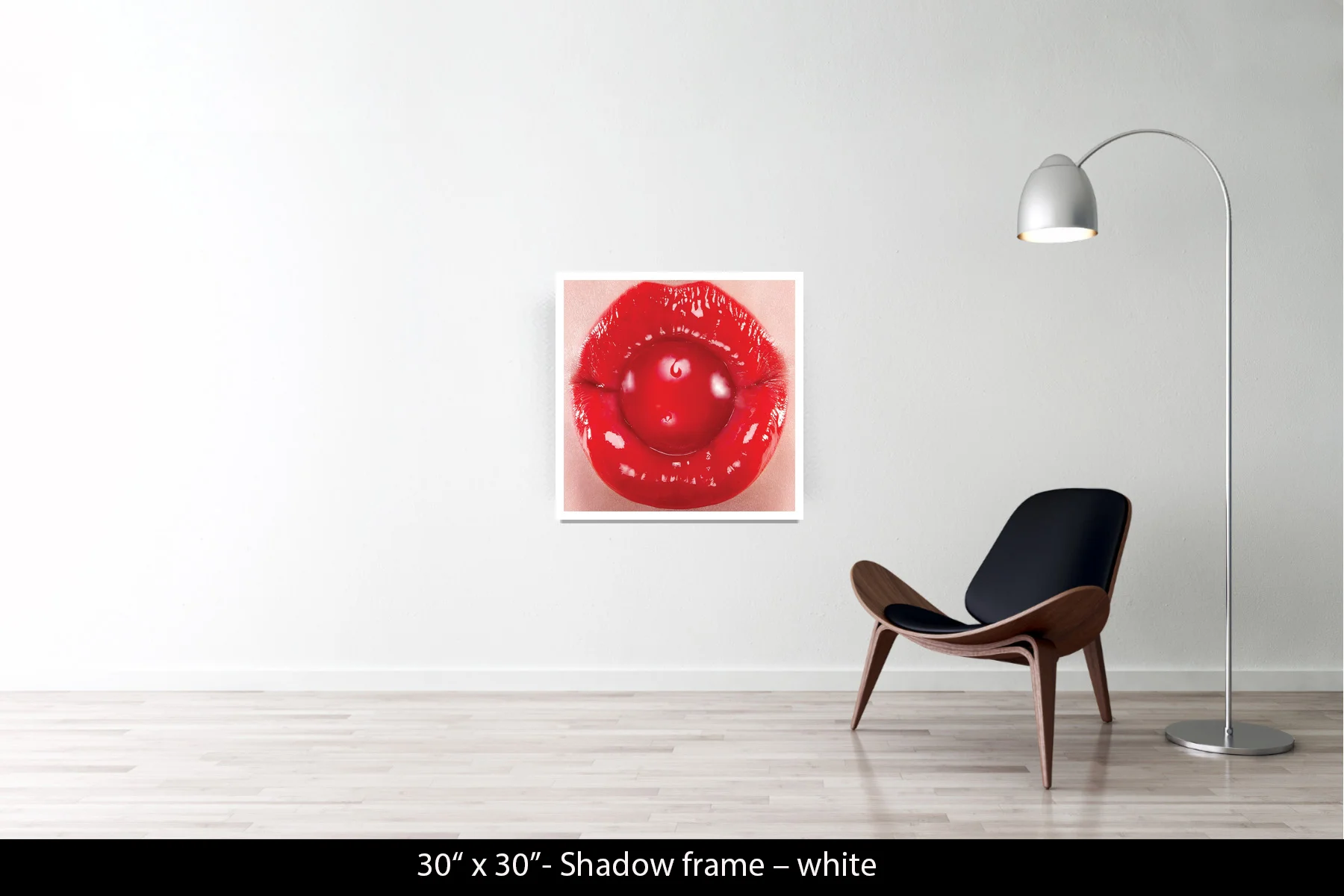 30"x30" | Shadow Frame White